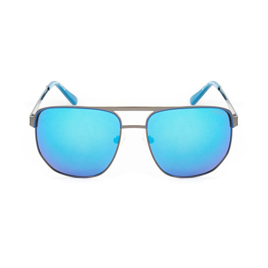 Gray Metal Sunglasses