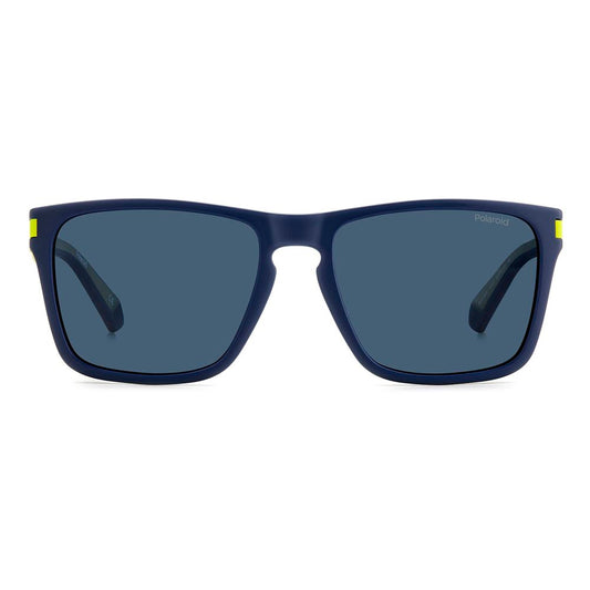 Blue Polycarbonate Sunglasses