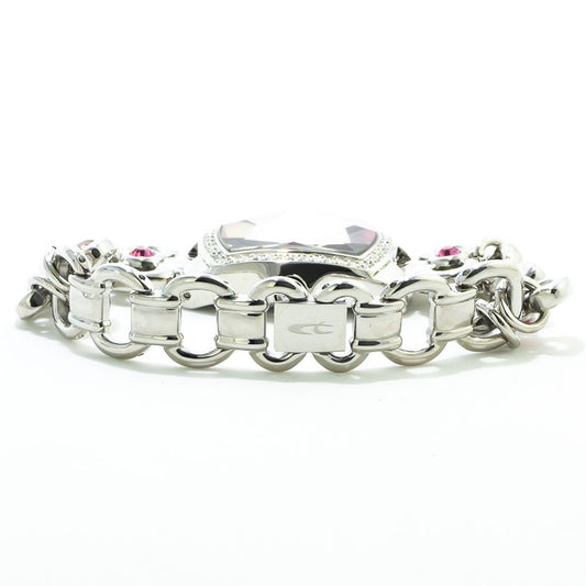 Silver Stainless Steel Bracelet Watch