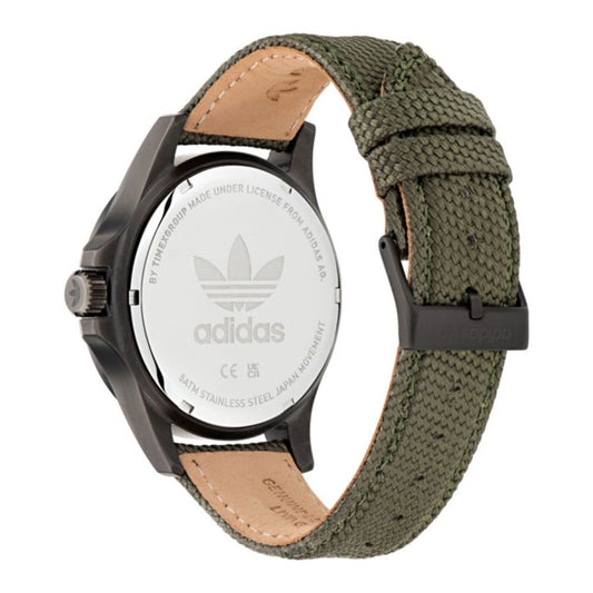 Bicolor Fabric Dress Watch