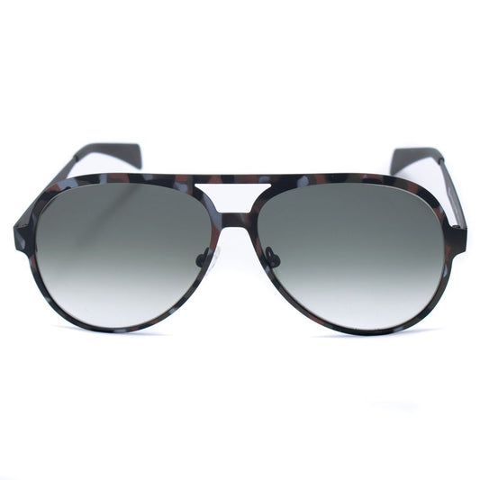 Brown Metal Sunglasses