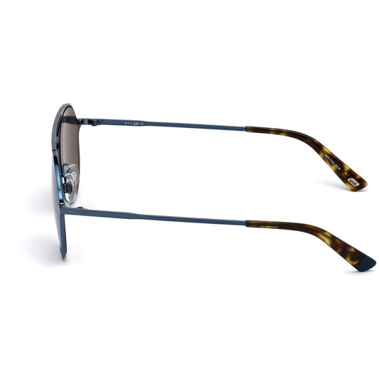 Blue Metal Sunglasses