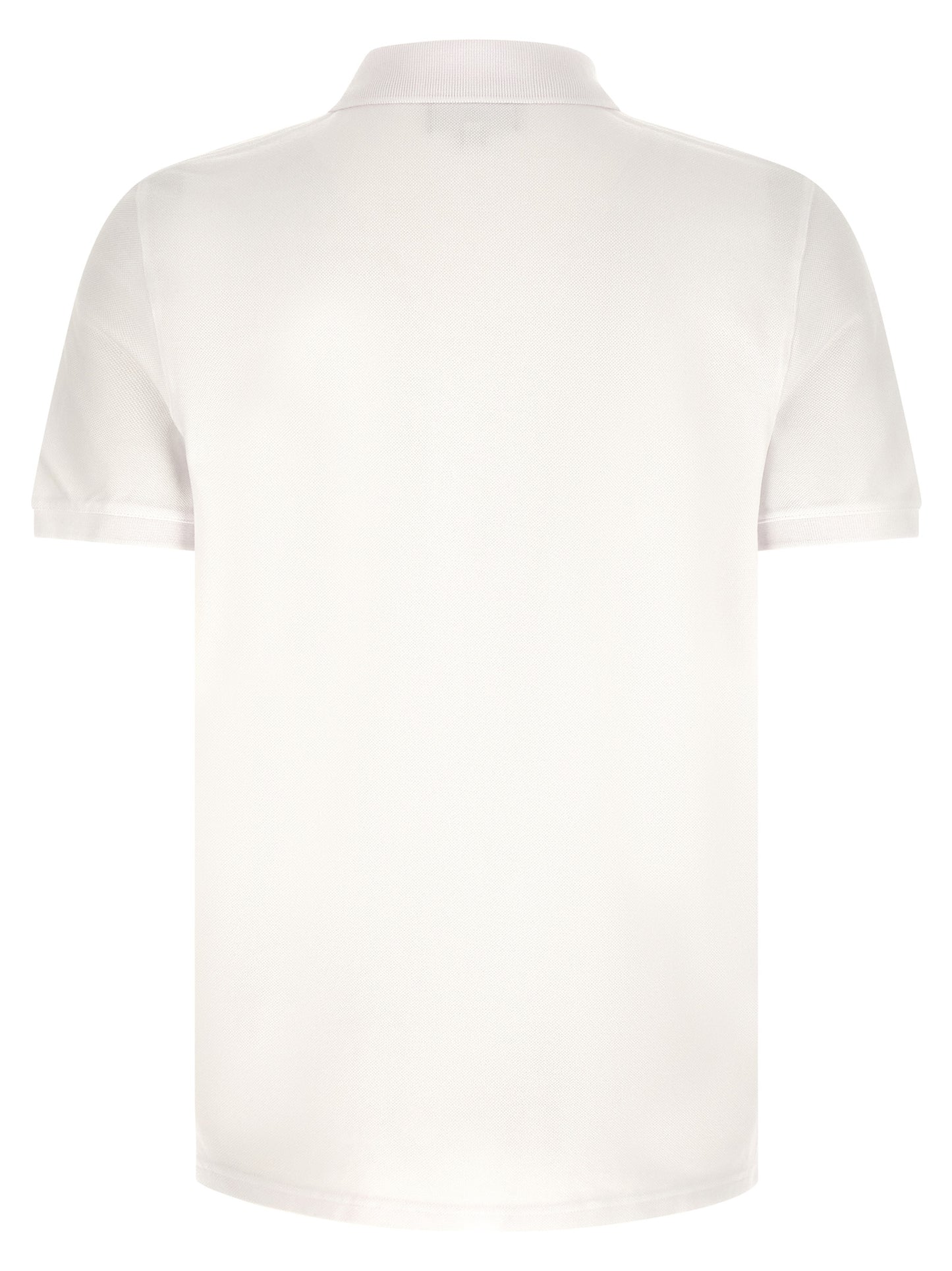 White Cotton Polo Shirt
