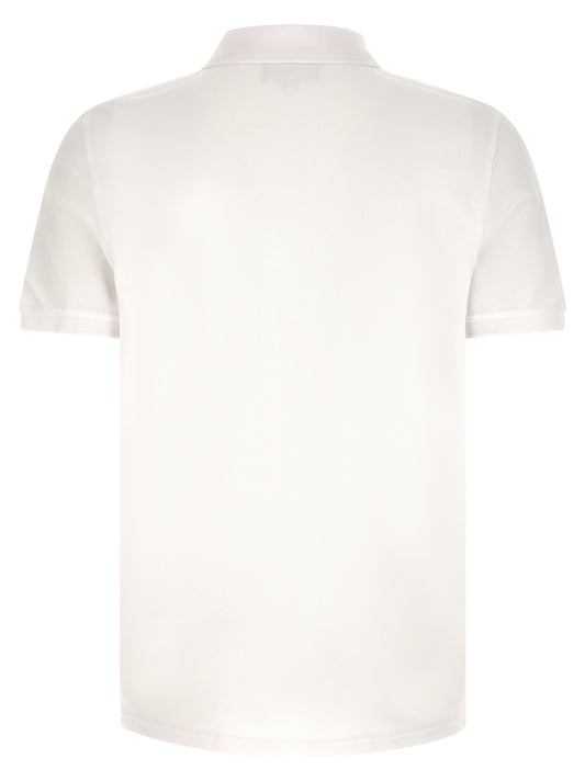 White Cotton Polo Shirt