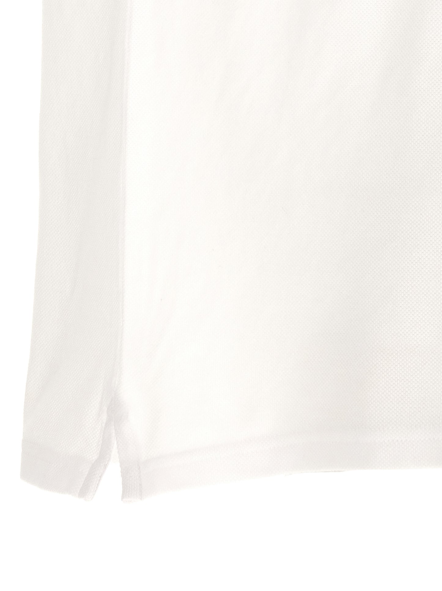 White Cotton Polo Shirt