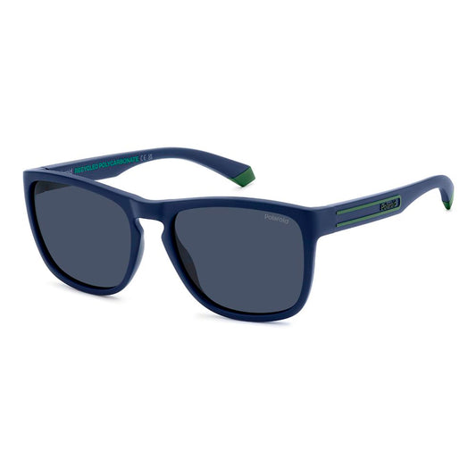 Blue Polycarbonate Sunglasses
