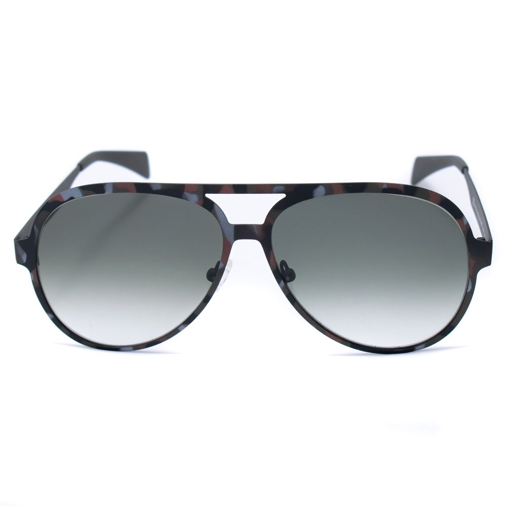 Brown Metal Sunglasses
