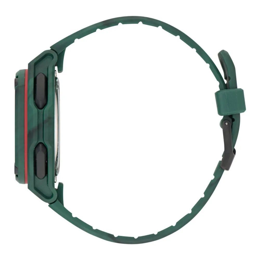 Bicolor Synthetic Digital Watch