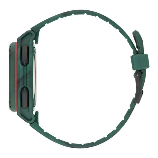 Bicolor Synthetic Digital Watch