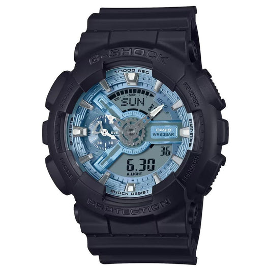 Black Resin Sport Watch