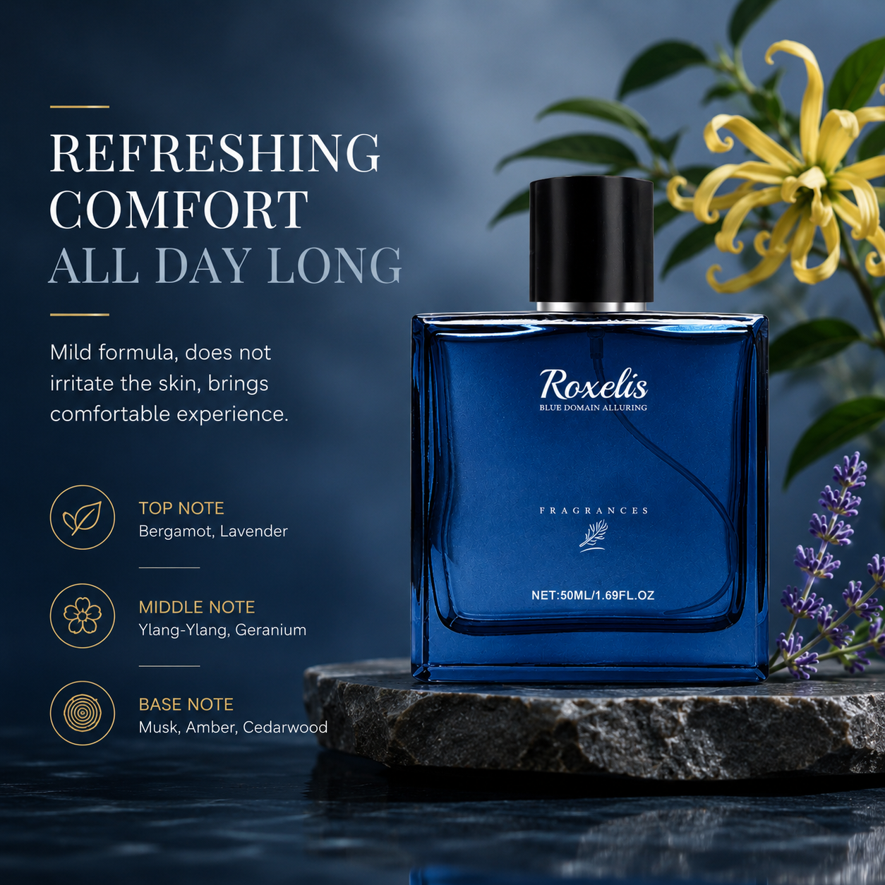 Roxleis Eau de Parfum for Men — 50ml